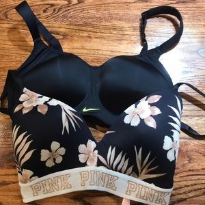 PINK Victoria’s Secret & NIKE bra bundle 🖤